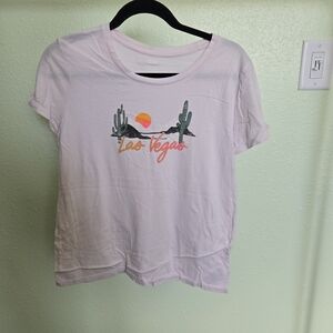 GAP Pink Las Vegas Graphic Tee